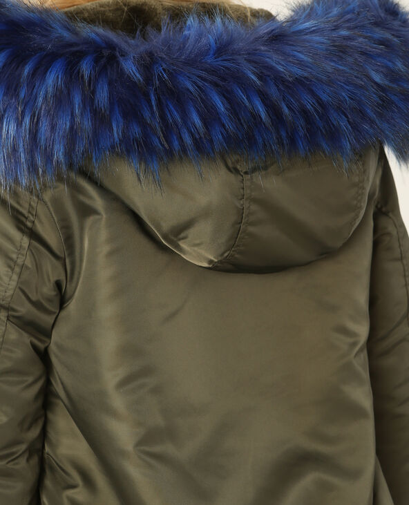 Bomber à capuche vert kaki - Pimkie