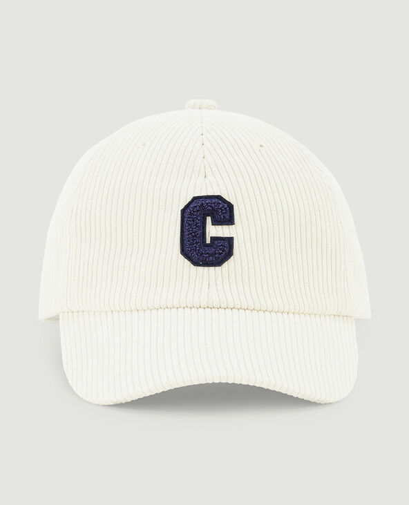 Casquette en velours écru - Pimkie