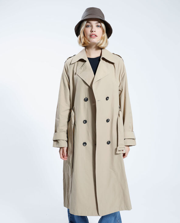 Trench long écru - Pimkie