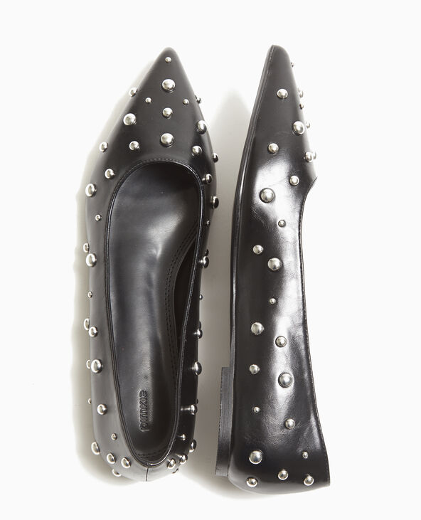 Ballerines pointues avec clous noir - Pimkie