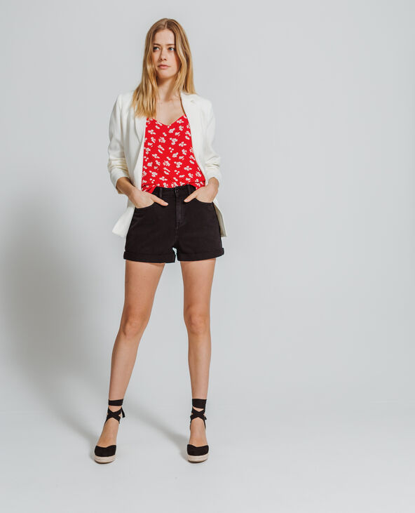 Blazer en crêpe écru - Pimkie