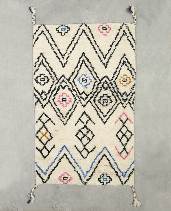 Tapis berbère multicolore bleu - Pimkie