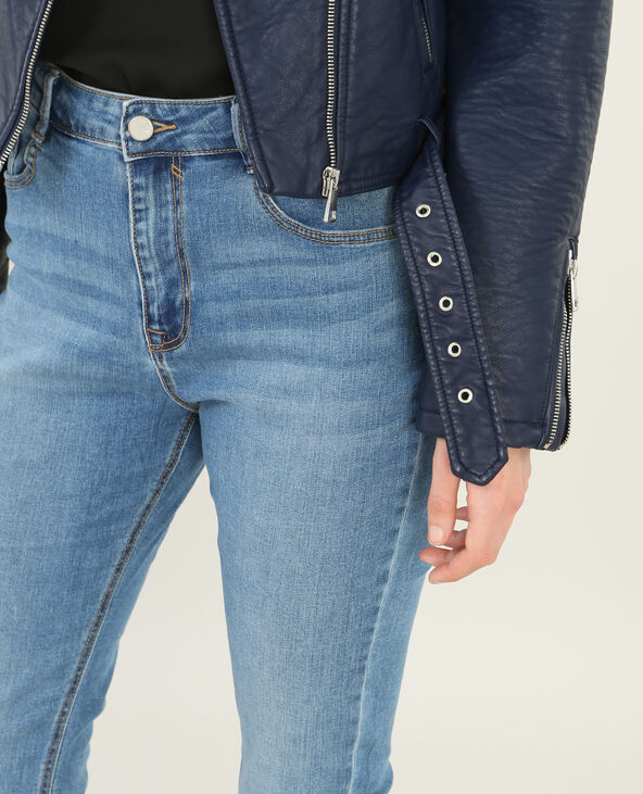 Veste biker bleu marine - Pimkie