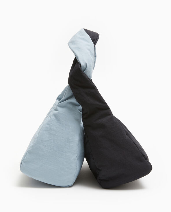 Sac porté épaule en nylon rembourré bleu - Pimkie
