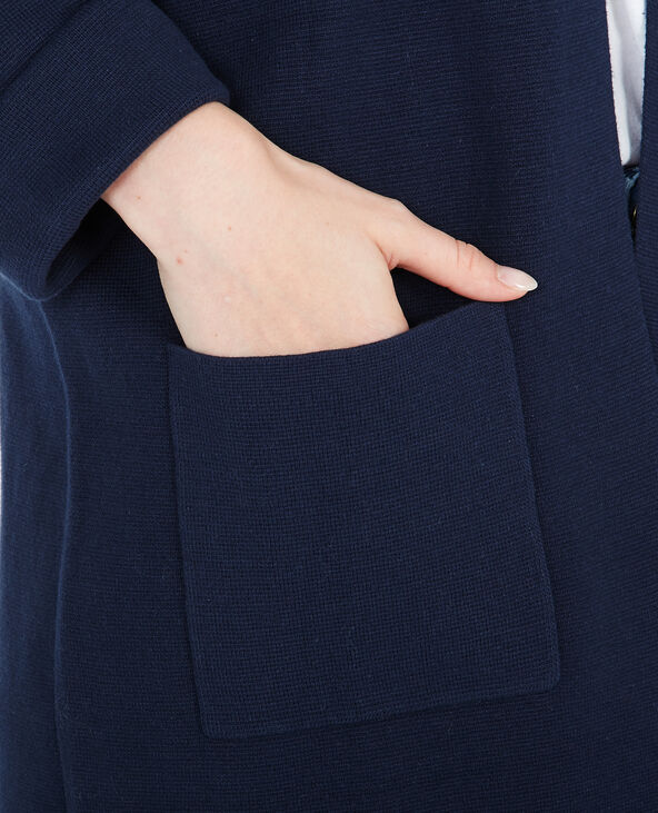 Gilet à col bateau bleu marine - Pimkie