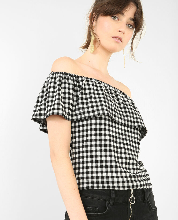 Top A Col Bardot Noir 403787899i4a Pimkie