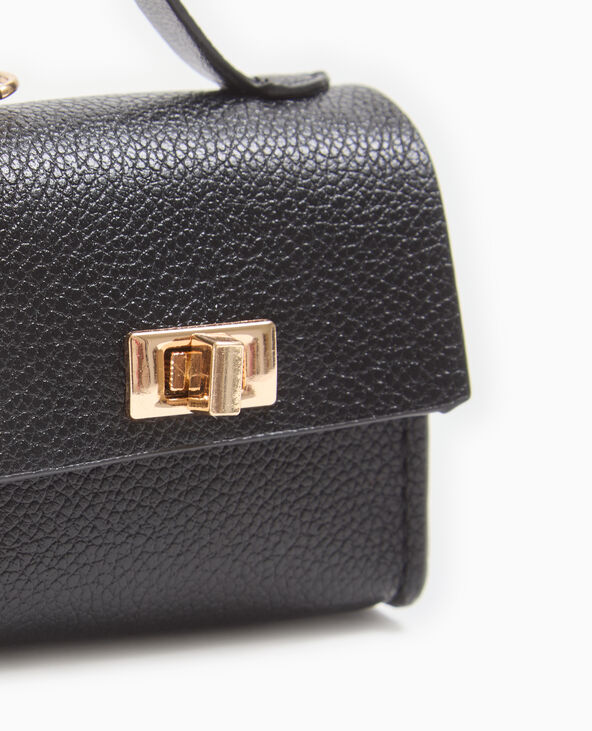 Porte-clé avec mini-sac noir - Pimkie