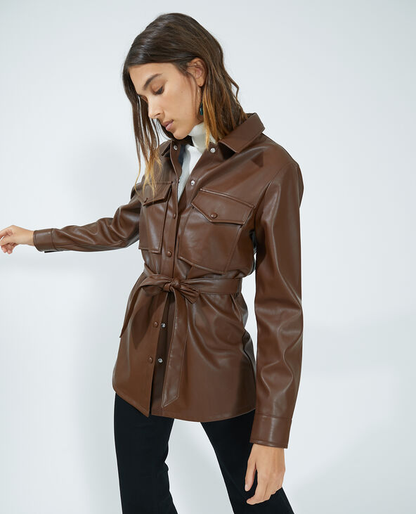 Veste simili cuir