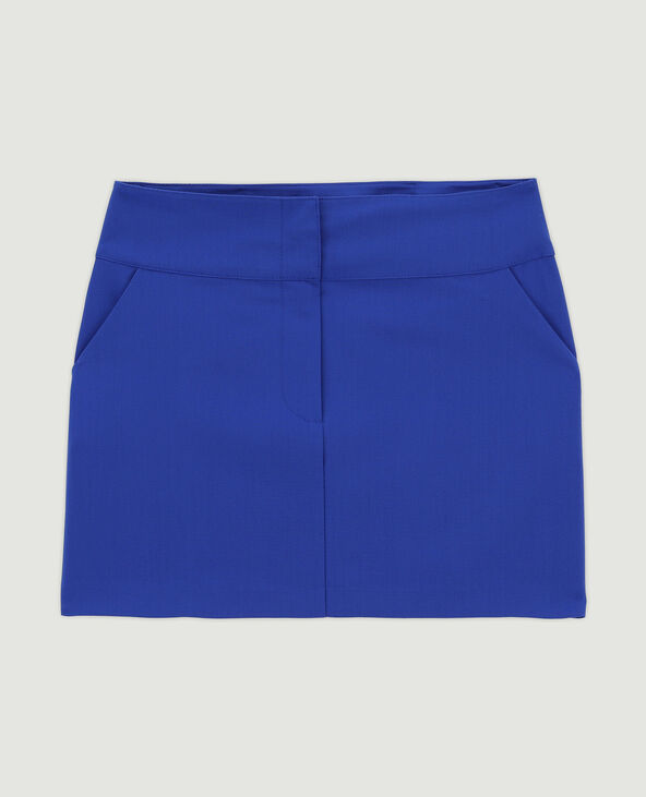 Jupe bandeau taille basse bleu électrique - Pimkie