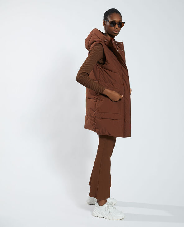 Doudoune matière 100% recyclée marron - Pimkie