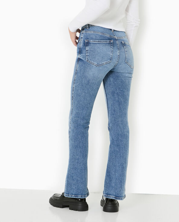Jean wide taille basse bleu - Pimkie