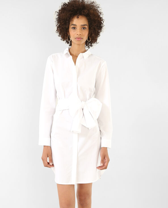 Robe chemise blanc - Pimkie