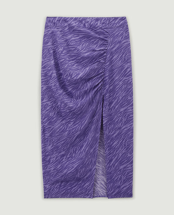 Jupe midi fendue lilas - Pimkie