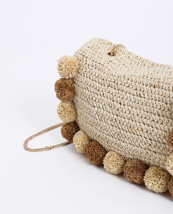 Sac en paille beige - Pimkie