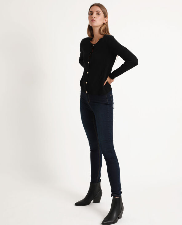 Gilet boutons dorés noir - Pimkie