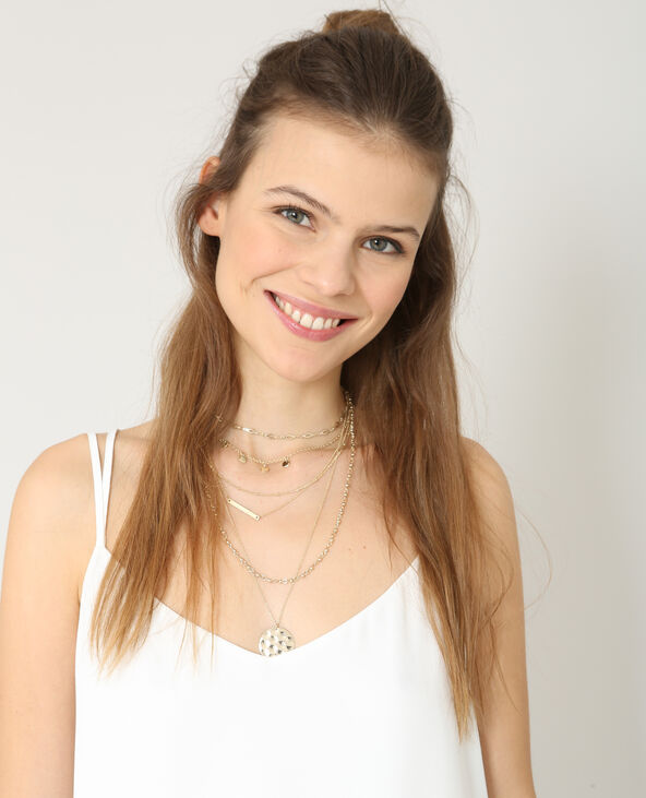 Top à fines bretelles blanc - Pimkie
