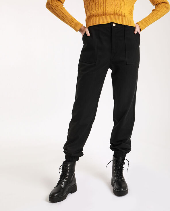 Pantalon cargo noir - Pimkie