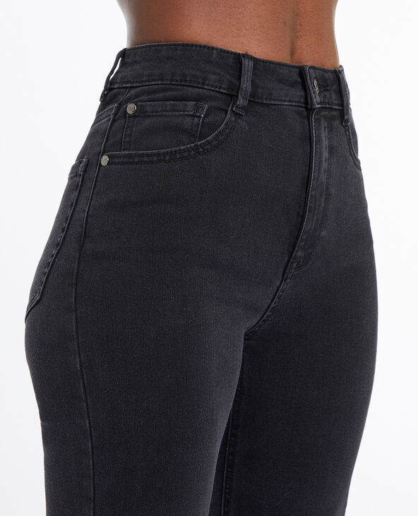 Jean mom slim taille haute noir - Pimkie