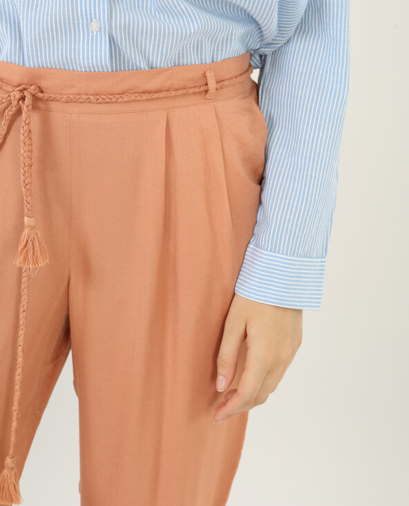 Pantalon fluide vieux rose - Pimkie
