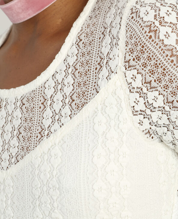 Body dentelle blanc - Pimkie