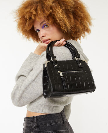 Sac à main femme noir deals cuir