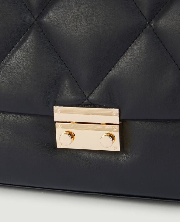 Grand sac matelassé noir - Pimkie