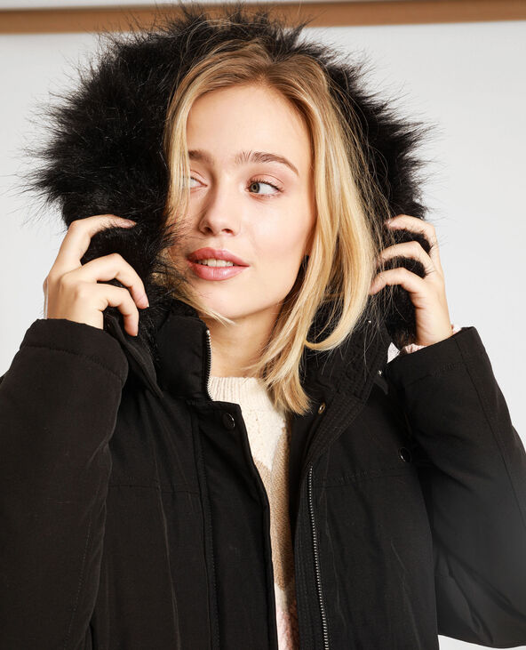Parka à capuche noir - Pimkie