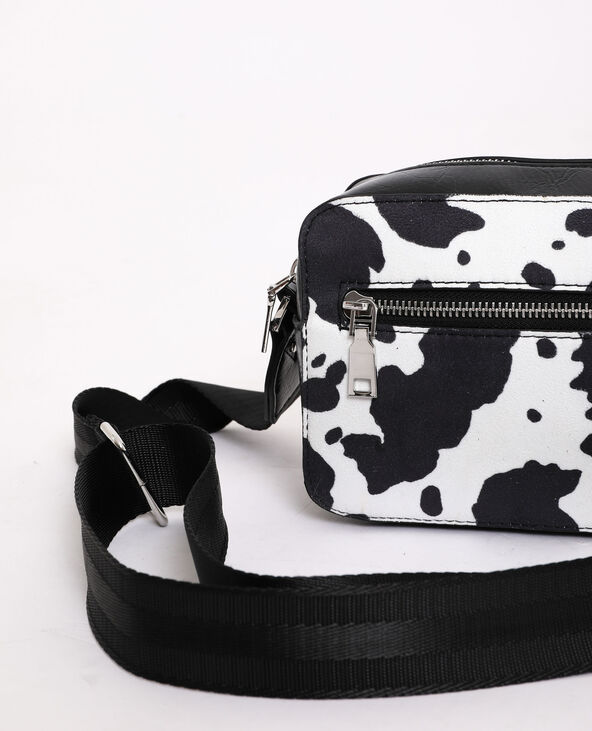 Sac imprimé animalier blanc - Pimkie