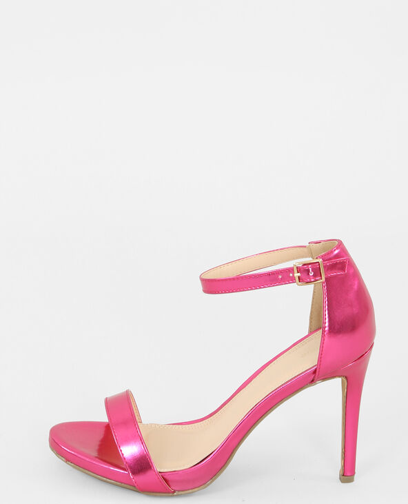 Sandales à talons aiguilles rose fuchsia - Pimkie