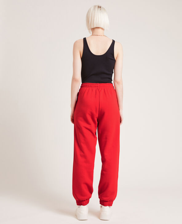 Pantalon de jogging en molleton rouge - Pimkie