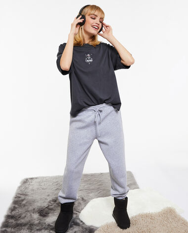 T-shirt oversize One Piece  gris foncé - Pimkie