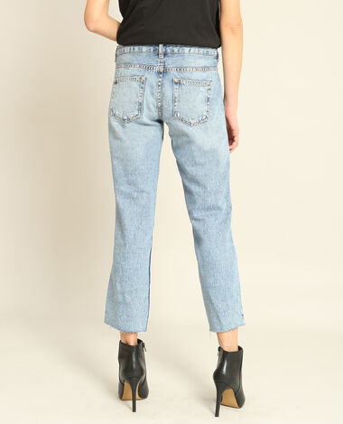 Jean droit 7/8 bleu - Pimkie