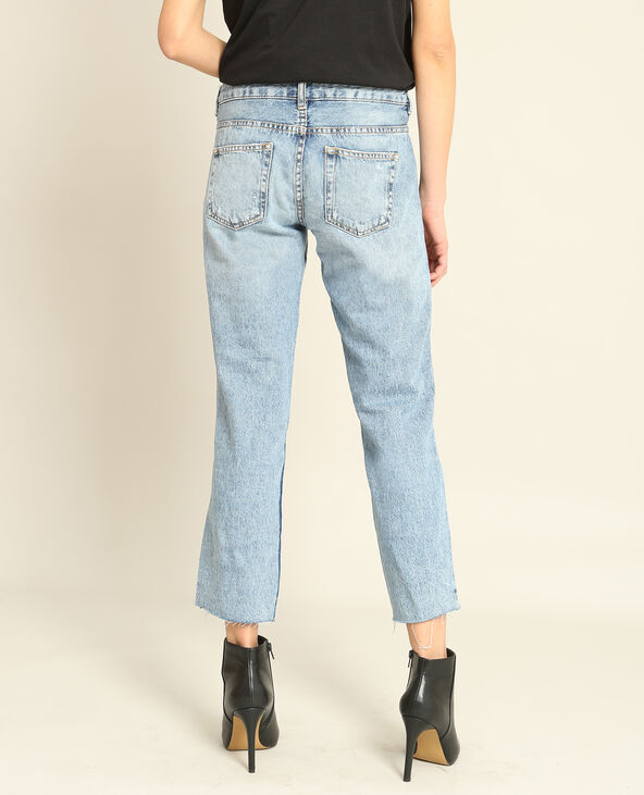 Jean droit 7/8 bleu - Pimkie