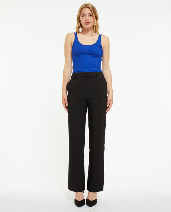 Pantalon de costume droit noir - Pimkie