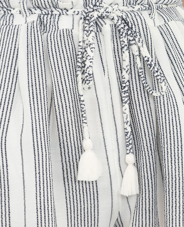 Short fluide rayé blanc - Pimkie