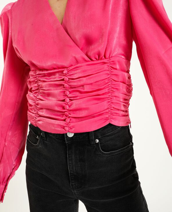 Top croisé rose - Pimkie