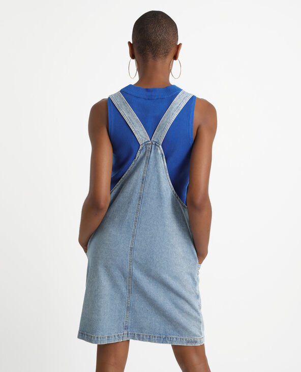 Robe chasuble en jean