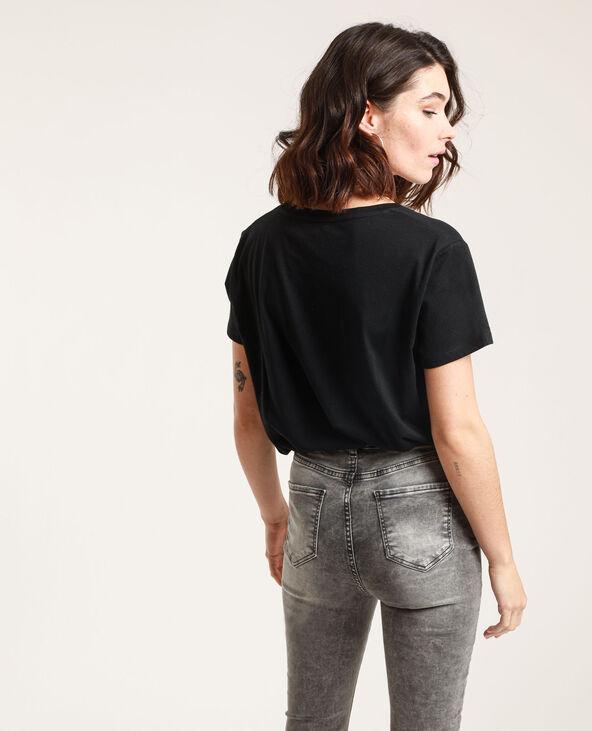 T-shirt Cendrillon noir - Pimkie