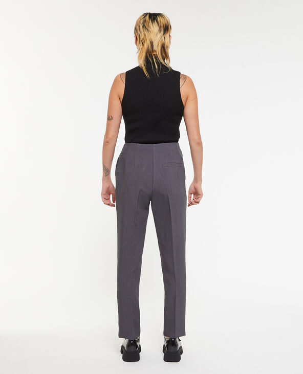 Pantalon cigarette gris foncé - Pimkie