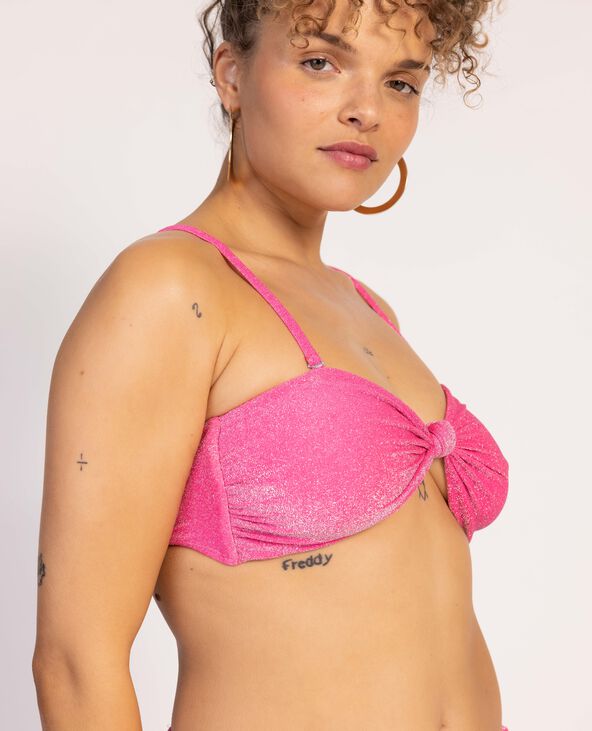 Haut de maillot bandeau rose - Pimkie