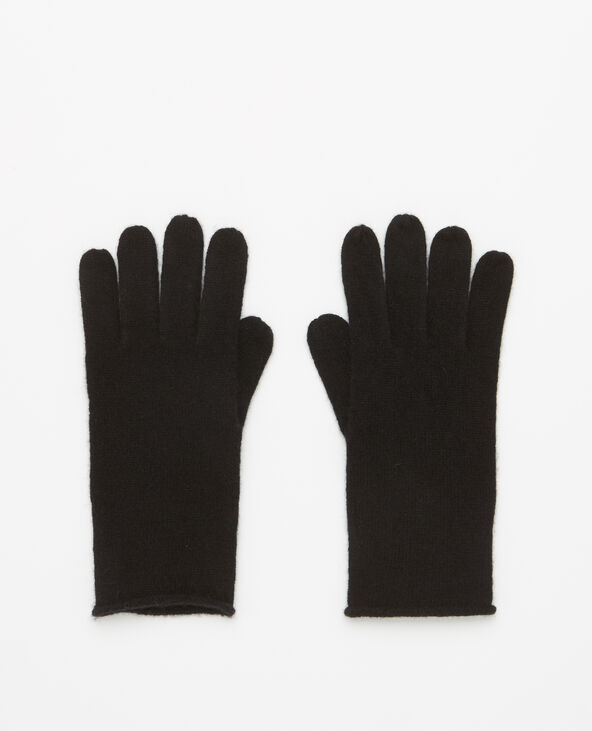 Gants 100% cachemire noir - Pimkie