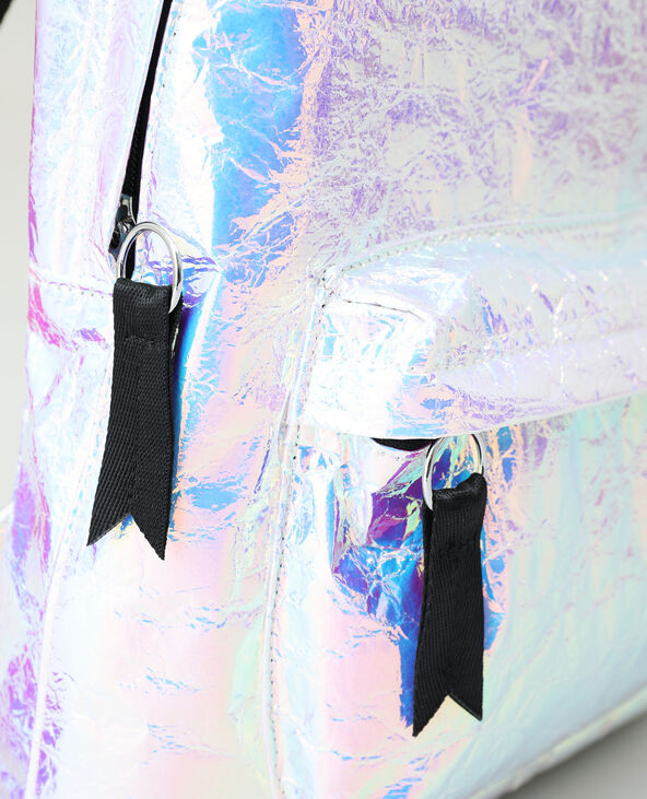Sac à dos irisé argenté - Pimkie