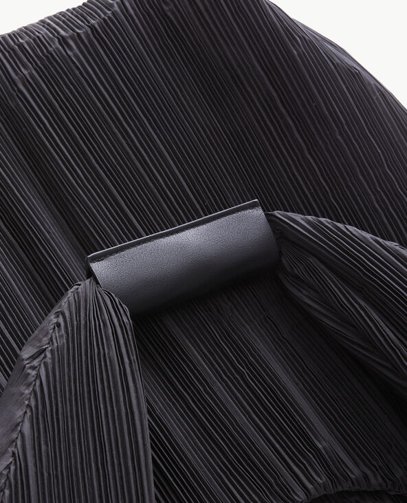 Sac en tissu plissé porté épaule noir - Pimkie