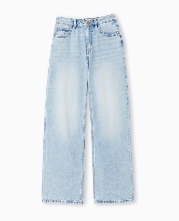 Jean bleu clair taille haute new arrivals