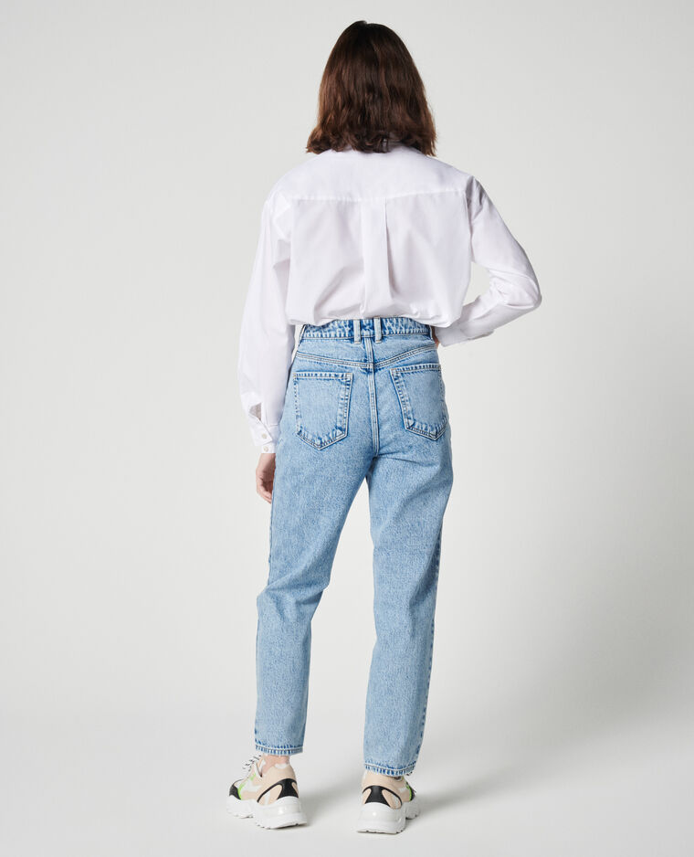 Jean mom taille haute bleu - Pimkie