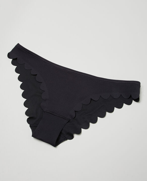 Bas de maillot de bain pétales noir - Pimkie
