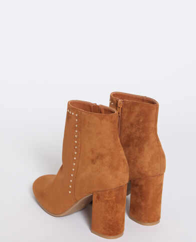 Bottines cloutées marron - Pimkie