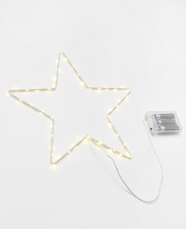 Etoile lumineuse blanc - Pimkie