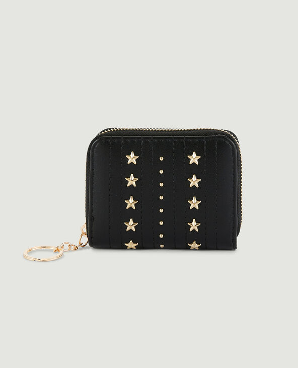Porte-monnaie clouté noir - Pimkie
