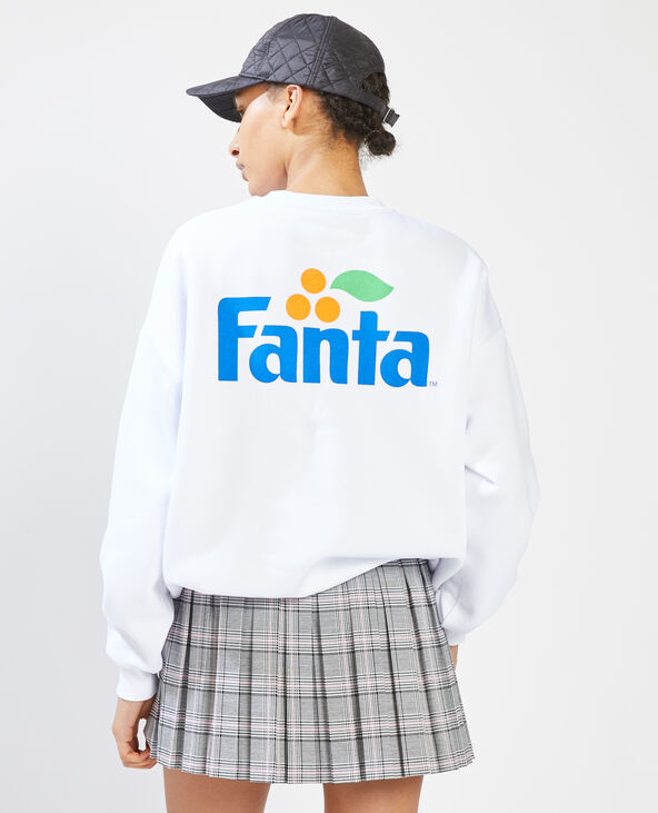 Sweat à inscription FANTA blanc - Pimkie